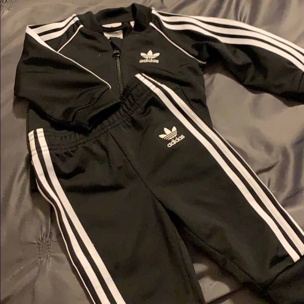 Infant adidas suit.